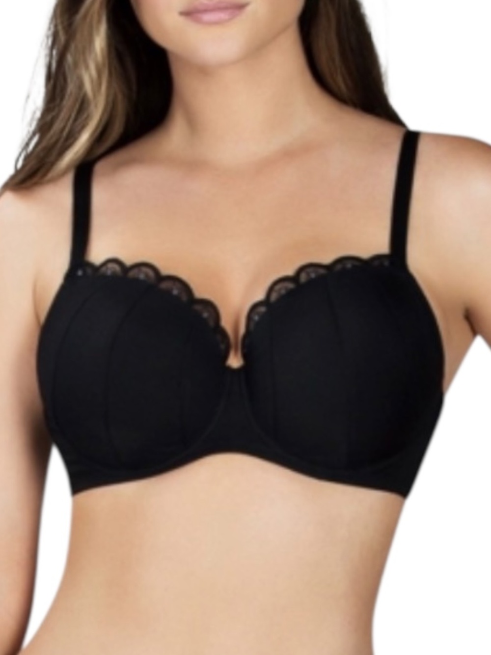 Mod by Parfait Paris Plunge Padded Bra - Black 36C- NWT